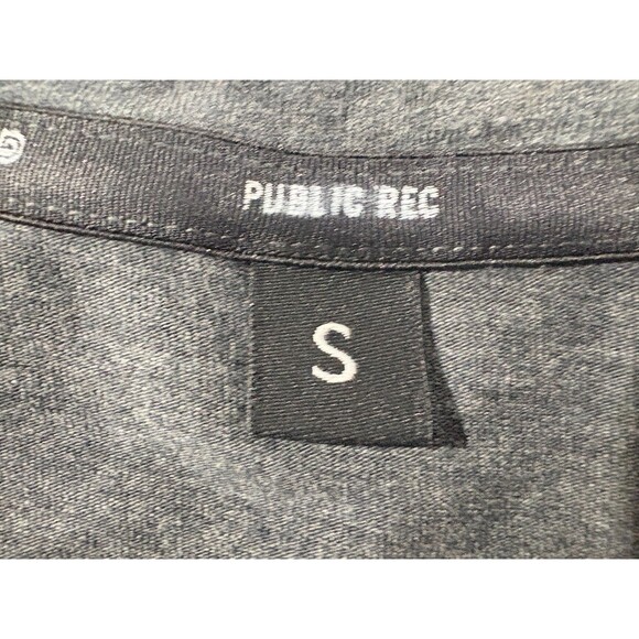 Public Rec Go-To T-Shirt Pima Cotton Gray Soft Basic Tee Crew Athletic Fit Sz S - Picture 5 of 9